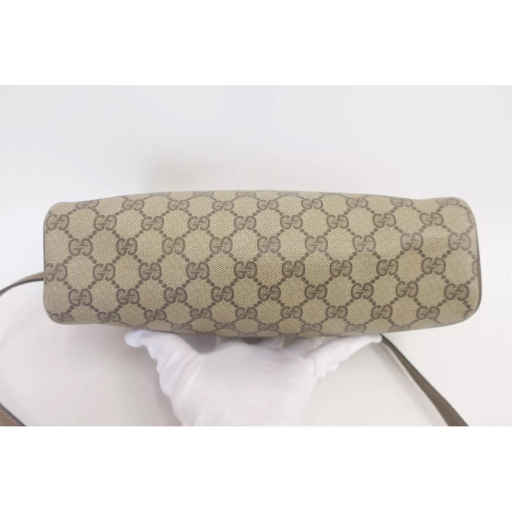 GUCCI Supreme Canvas Web Sherry Line Shoulder Cross Bag GG With Gucci Wa… - Picture 4 of 12